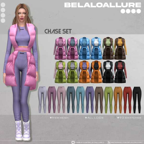 Alpha Belaloallure_Casual winter wear collection by simsfinds - The Sims 4 Custom Content