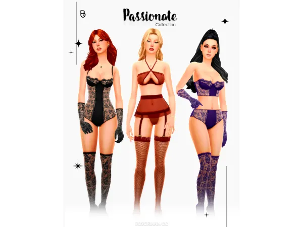 Maxis Match PASSIONATE COLLECTION by boschianacc - The Sims 4 Custom Content