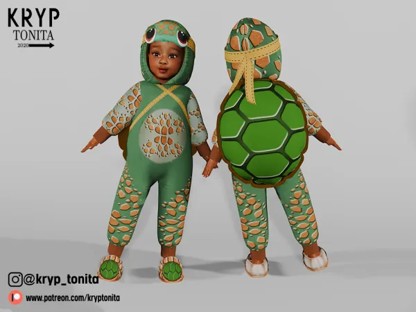 Maxis Match Baby Turtle - The Sims 4 Custom Content