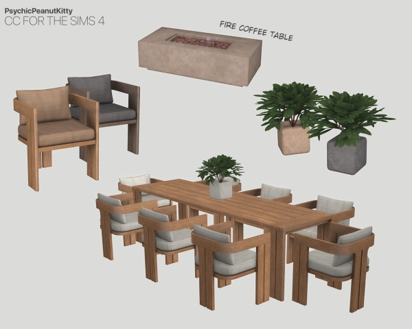 Alpha July Dinner by psychicpeanutkitty - The Sims 4 Custom Content