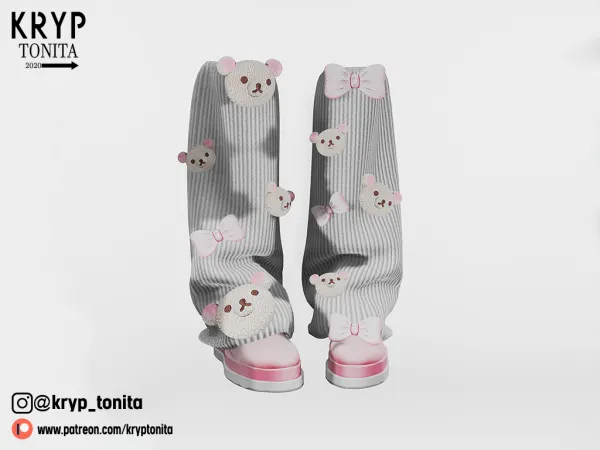 Maxis Match Boot My little bear - The Sims 4 Custom Content