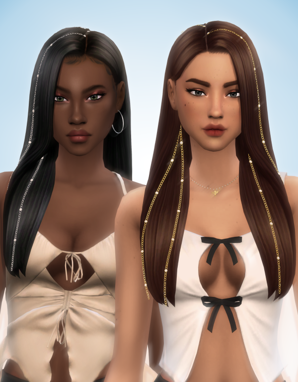 Maxis Match Melinda Hairs by simsfinds - The Sims 4 Custom Content