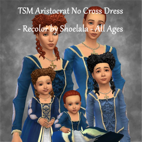 Maxis Match TSM Aristocrat No Cross Dress Recolored by simsfinds - The Sims 4 Custom Content