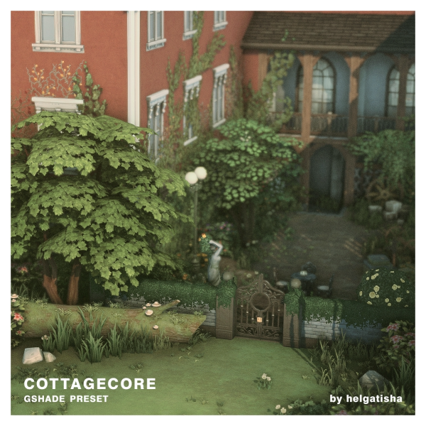 Mix COTTAGECORE (gshade preset) by simsfinds - The Sims 4 Custom Content