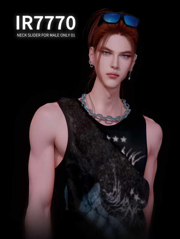Mix ir7770_NeckSliderForMaleOnly01 by simsfinds - The Sims 4 Custom Content