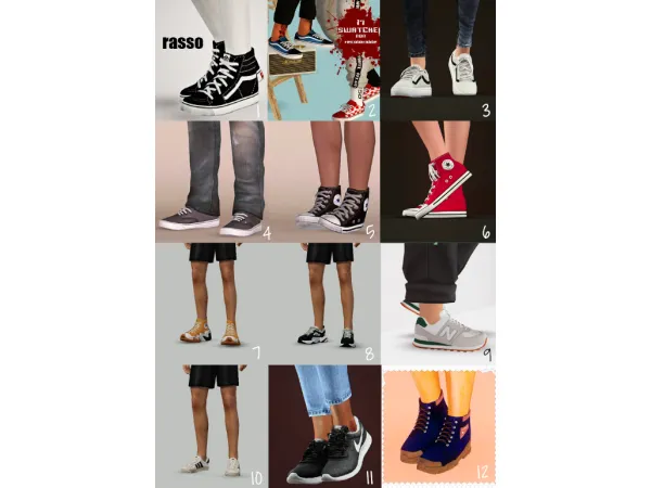 WanderingSims Fave Male Shoes List - The Sims 3 Custom Content