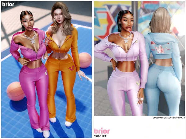 Mix brior sia set by bergdorfsims - The Sims 4 Custom Content