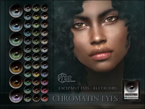 Mix Chromatin Eyes (Facepaint) ( ) - The Sims 4 Custom Content
