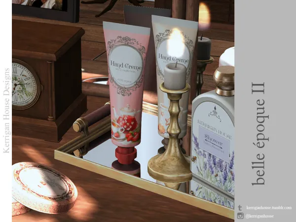 Alpha [KHD] Belle Époque Set II - The Sims 4 Custom Content