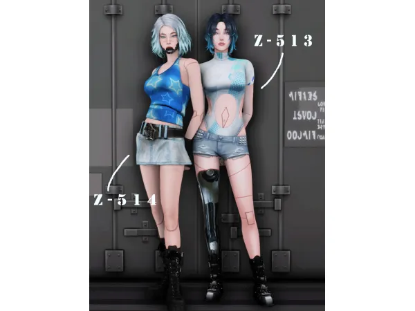 Mix Sim Dump Androids by wotunciba - The Sims 4 Custom Content