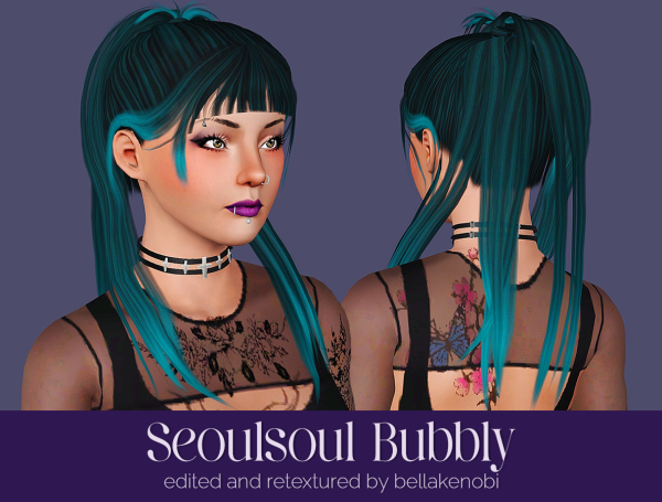 Seoulsoul Bubbly Edit and Retexture by simsfinds - The Sims 3 Custom Content