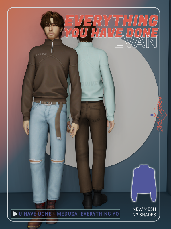 Alpha Evan Top Public by simsfinds - The Sims 4 Custom Content