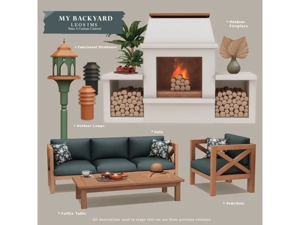 Mix My Backyard - The Sims 4 Custom Content