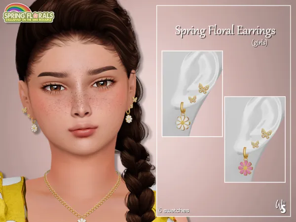 Spring Floral Jewelry Set for Girls 🌼
