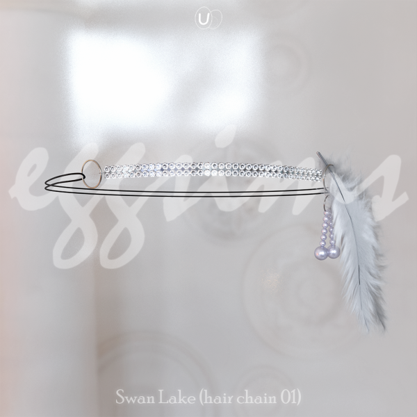 Alpha [ ] Swan Lake (hair chain 01) by simsfinds - The Sims 4 Custom Content