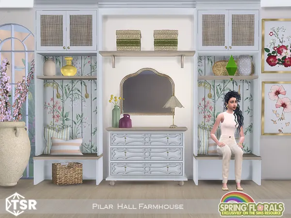 Alpha Hall Farmhouse - The Sims 4 Custom Content