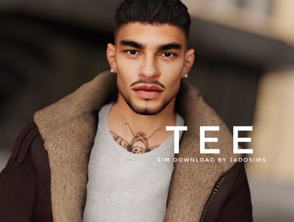 Alpha Tee (Sim Download) by shopwithflynnn - The Sims 4 Custom Content