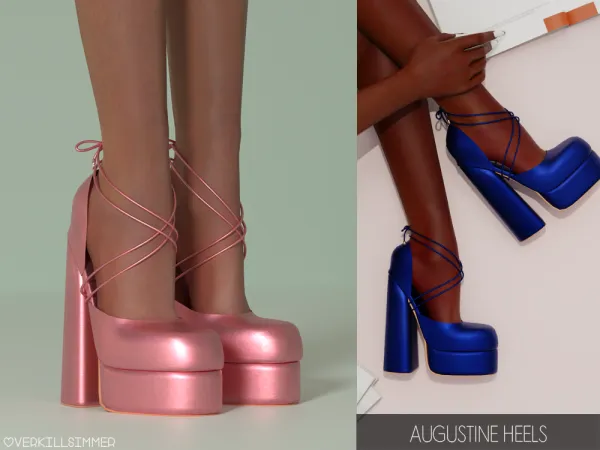 Mix Augustine heels - The Sims 4 Custom Content