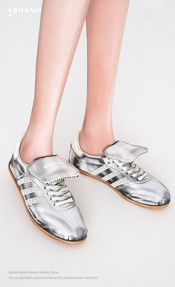 Alpha Adidas Wales Bonner Samba Shoes by simsfinds - The Sims 4 Custom Content