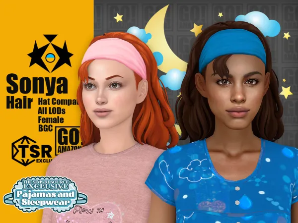 Maxis Match SONYA - The Sims 4 Custom Content