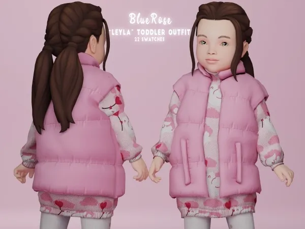 Leyla Toddler Outfit -brsims