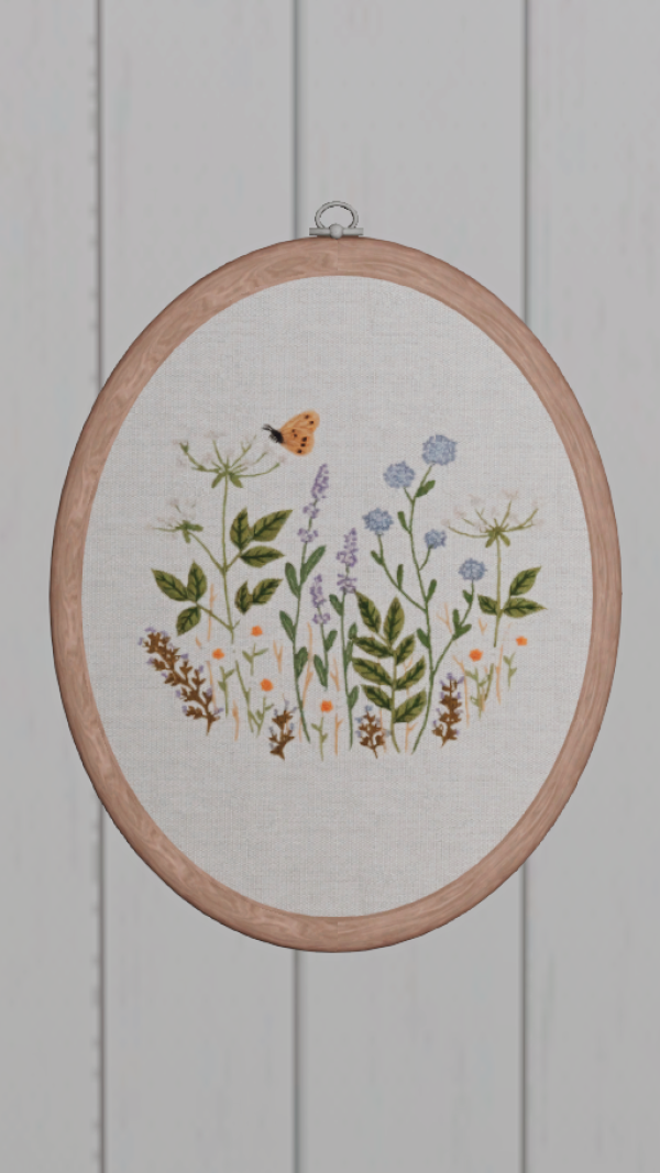 Embroidery Deco by simsfinds - The Sims 3 Custom Content