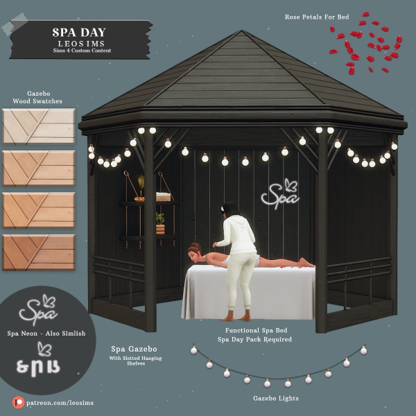 Mix Spa Day by leosims4cc - The Sims 4 Custom Content