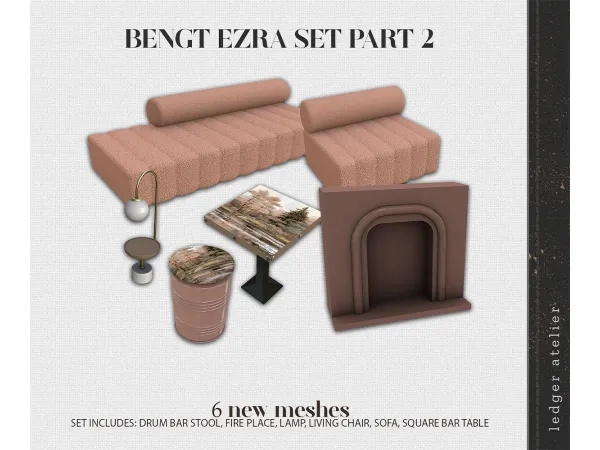Alpha Bengt Ezra Set Part 2 - The Sims 4 Custom Content