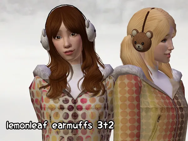 keoni Lemon Leaf Earmuffs3t2 - The Sims 2 Custom Content