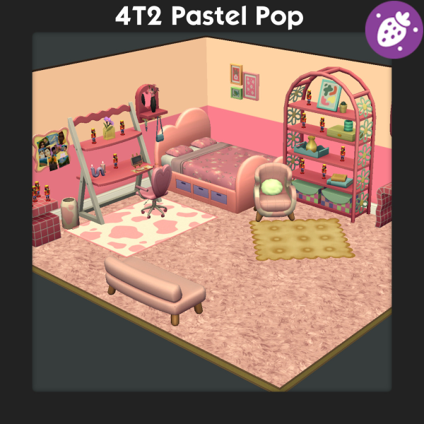 4T2 Pastel Pop Kit by simsfinds - The Sims 2 Custom Content