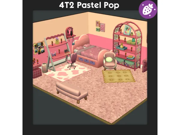 4T2 Pastel Pop Kit - The Sims 2 Custom Content