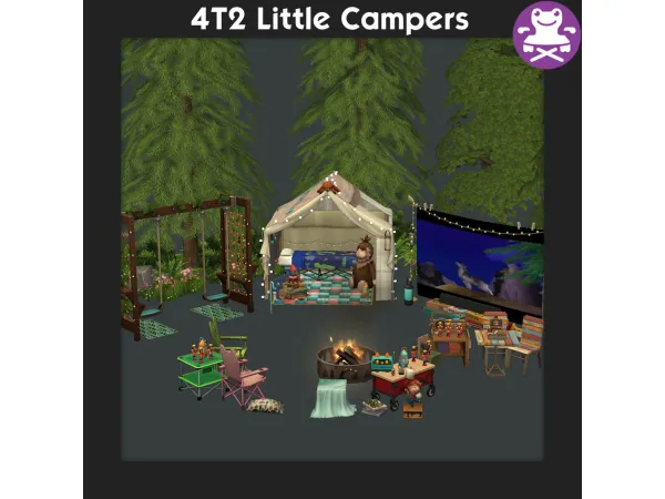 4T2 Little Campers Kit - The Sims 2 Custom Content