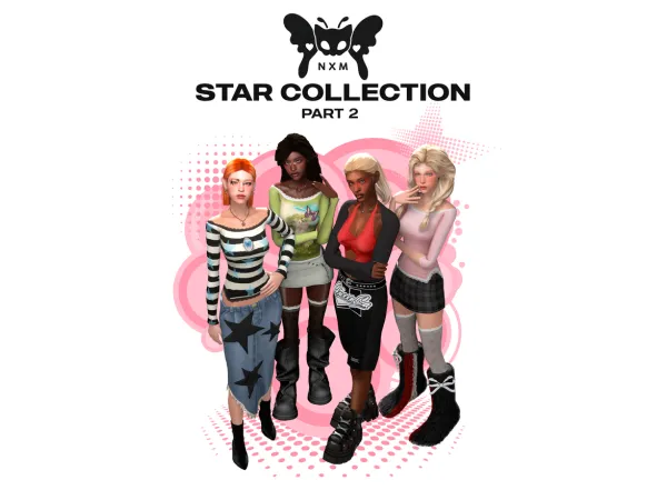 Alpha star collection (pt 2) collab with nsves by magbay - The Sims 4 Custom Content