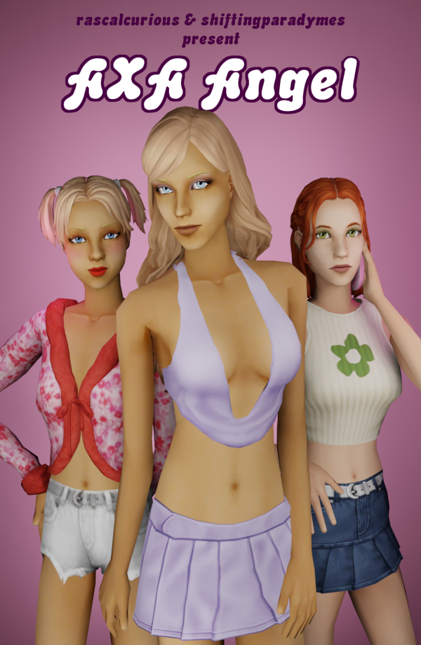 AXA Angel by simsfinds - The Sims 2 Custom Content