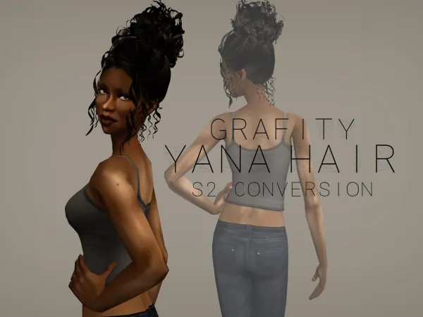 GRAFITY'S YANA HAIR FOR S2 - The Sims 2 Custom Content