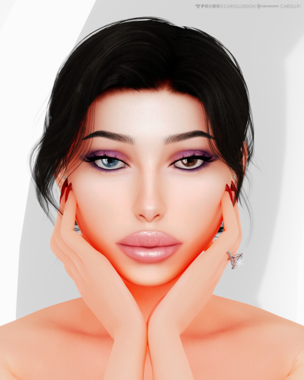 Alpha Heterochromia eye set for all ages by simsfinds - The Sims 4 Custom Content