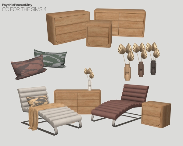 Alpha August Coziness by psychicpeanutkitty - The Sims 4 Custom Content