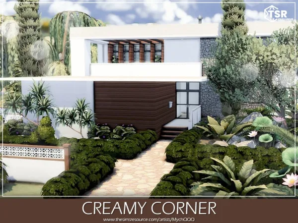 Alpha Creamy Corner (No ) - The Sims 4 Custom Content