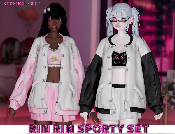 Alpha Rin Rin Sporty Set by simsfinds - The Sims 4 Custom Content