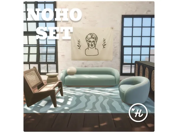 Maxis Match NOHO SET by Helenmay - The Sims 4 Custom Content