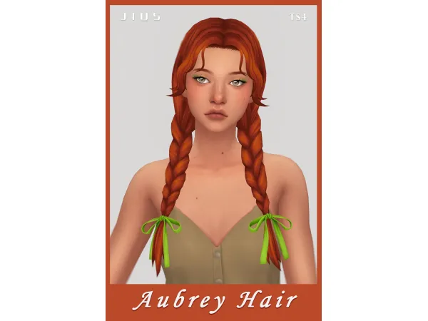 Maxis Match Download Aubrey Hair by jiussims - The Sims 4 Custom Content
