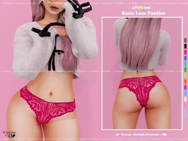 Basic Lace Panties ✨ by lynxsimz