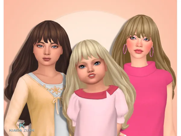 Maxis Match Ingrid Hairstyle UPDATE by kiarazurk - The Sims 4 Custom Content