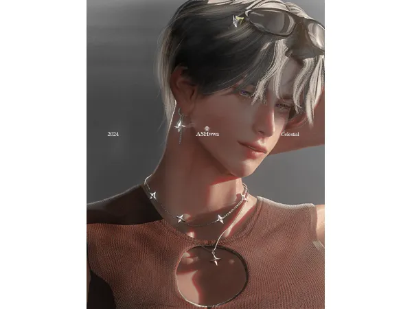 Alpha (sims4) Celestial Accessories by ashwwa - The Sims 4 Custom Content