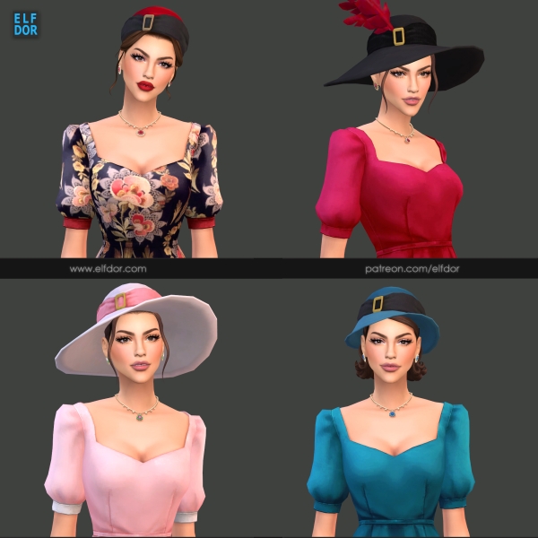 Maxis Match 2024 April 1 Hat Set by elfdor - The Sims 4 Custom Content