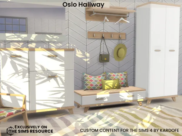 Alpha Oslo Hallway - The Sims 4 Custom Content