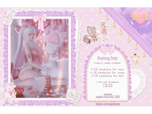 Mix cuupid corp bunny bop by missme12 - The Sims 4 Custom Content
