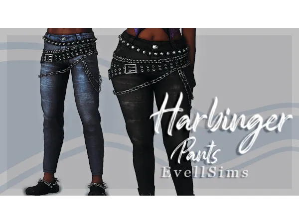 Alpha Harbinger Pants by simsfinds - The Sims 4 Custom Content