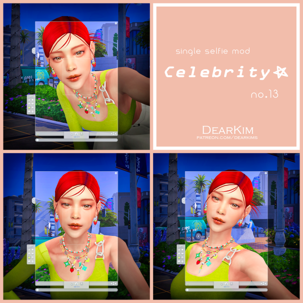 Mix [SingleSelfie] Celebrity 13 by simsfinds - The Sims 4 Custom Content