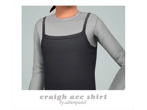 Maxis Match Craigh Acc Shirt by adrienpastel - The Sims 4 Custom Content
